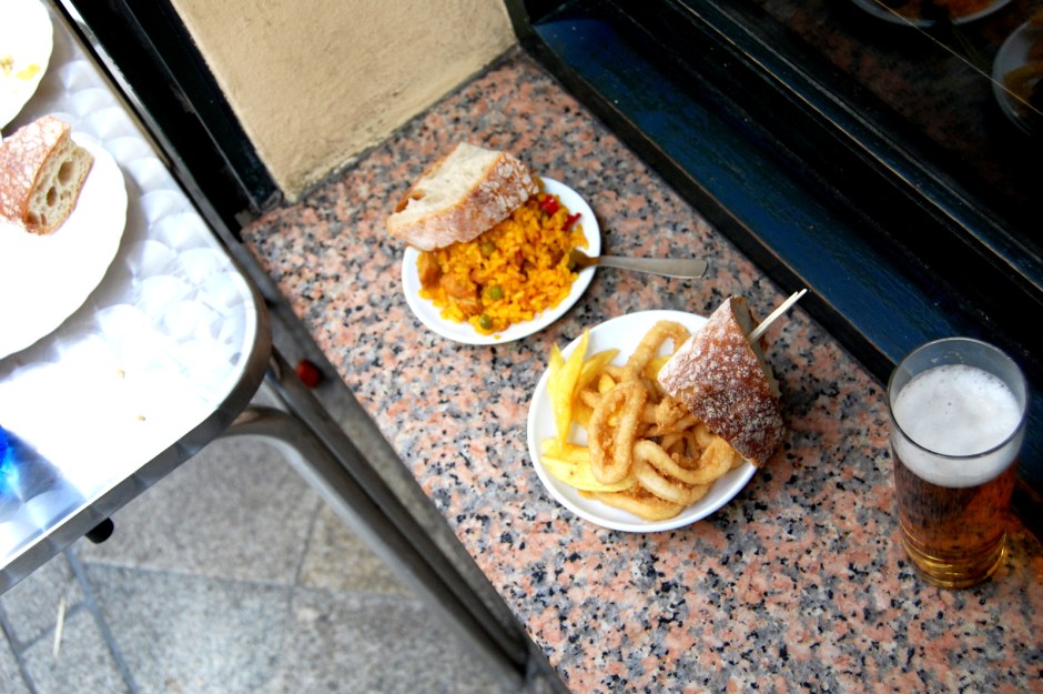 Calamares fritos de La Bombilla