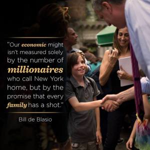 Divario economico Bill De Blasio