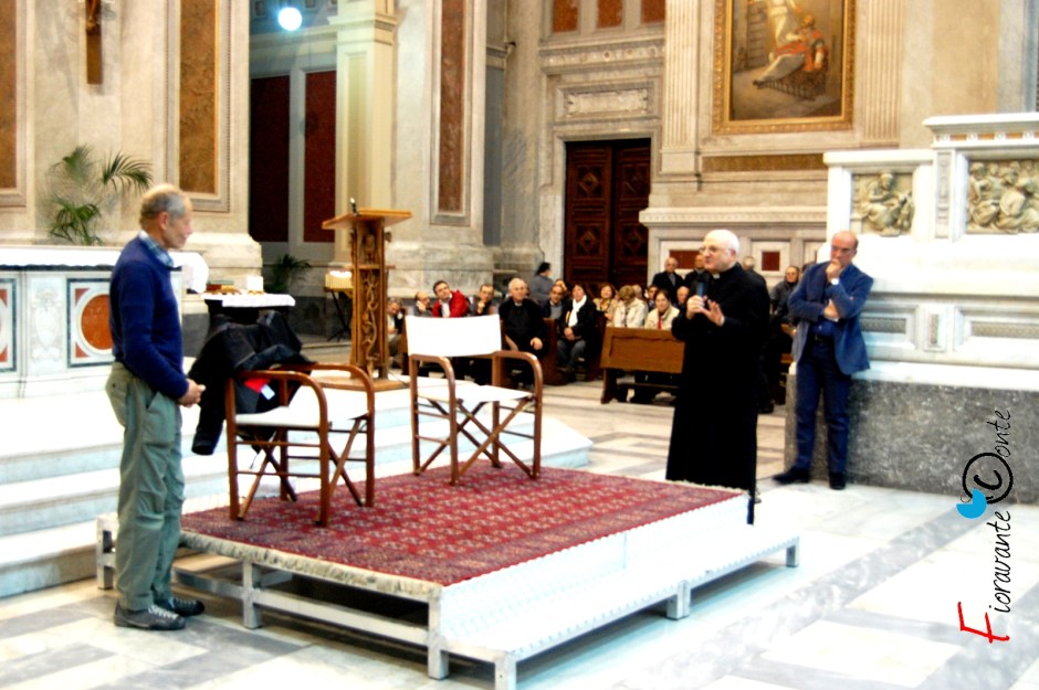 Erri De Luca e Vescovo Beniamino Depalma a Nola