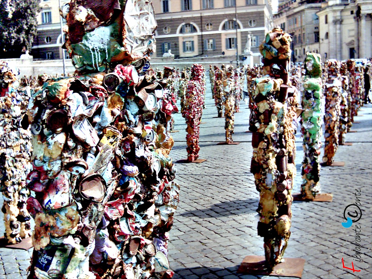 Ha Schult, Roma, Piazza del Popolo