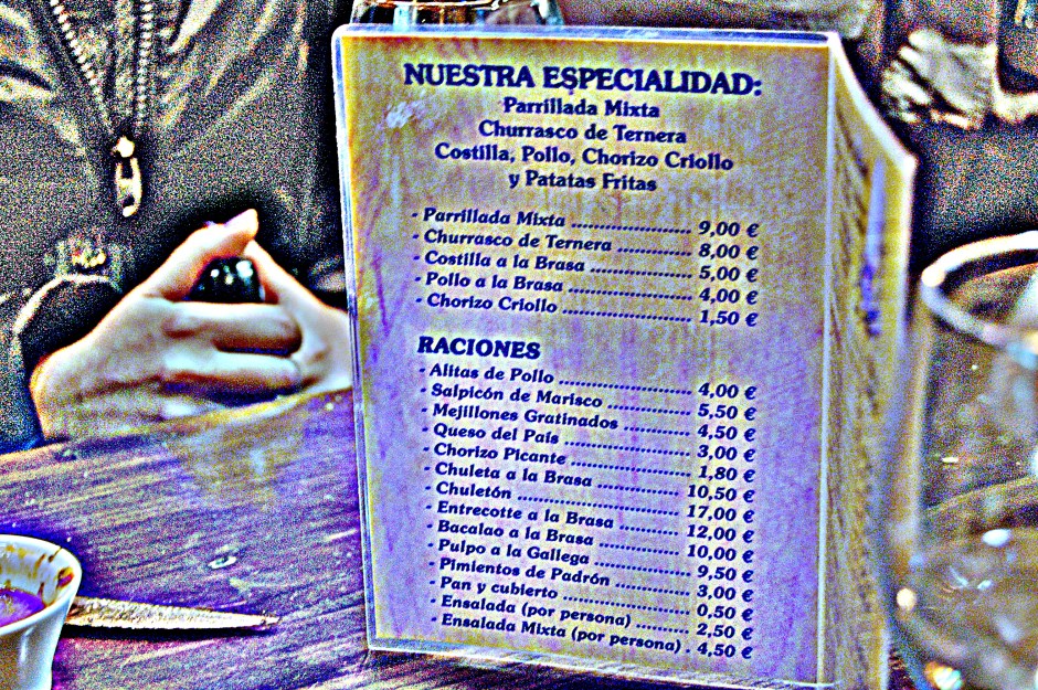 Alcume, Raciones e Tapas