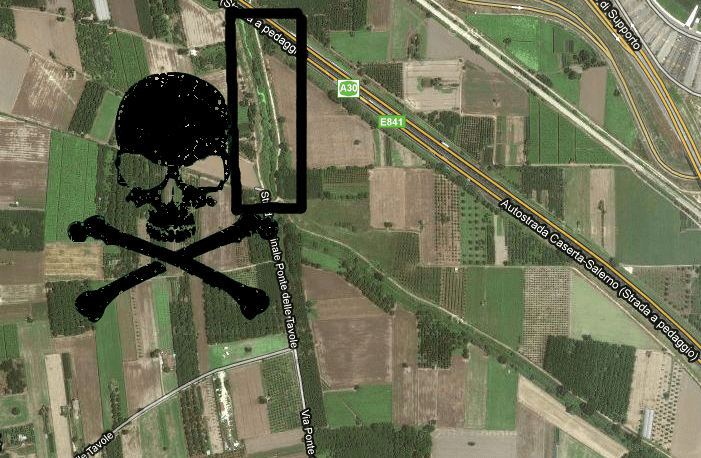 Ponte delle Tavole, Area di veleni